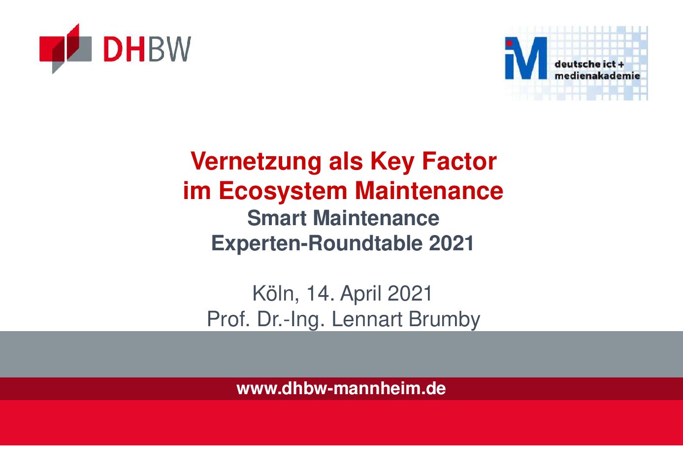 Vernetzung als KeyFactor im Maintenance