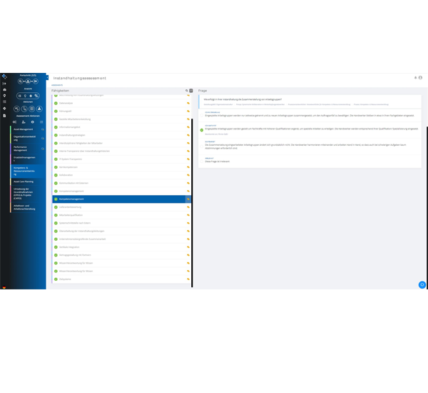 IH-Beratung: Analysetool für das Instandhaltungsassessment